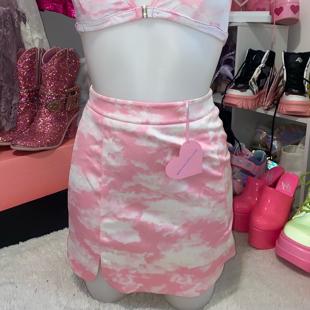 Dollskill sugarthrills pink cloud set XS